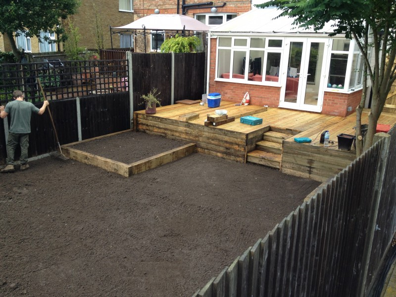 Garden and design landscaping project in Surrey